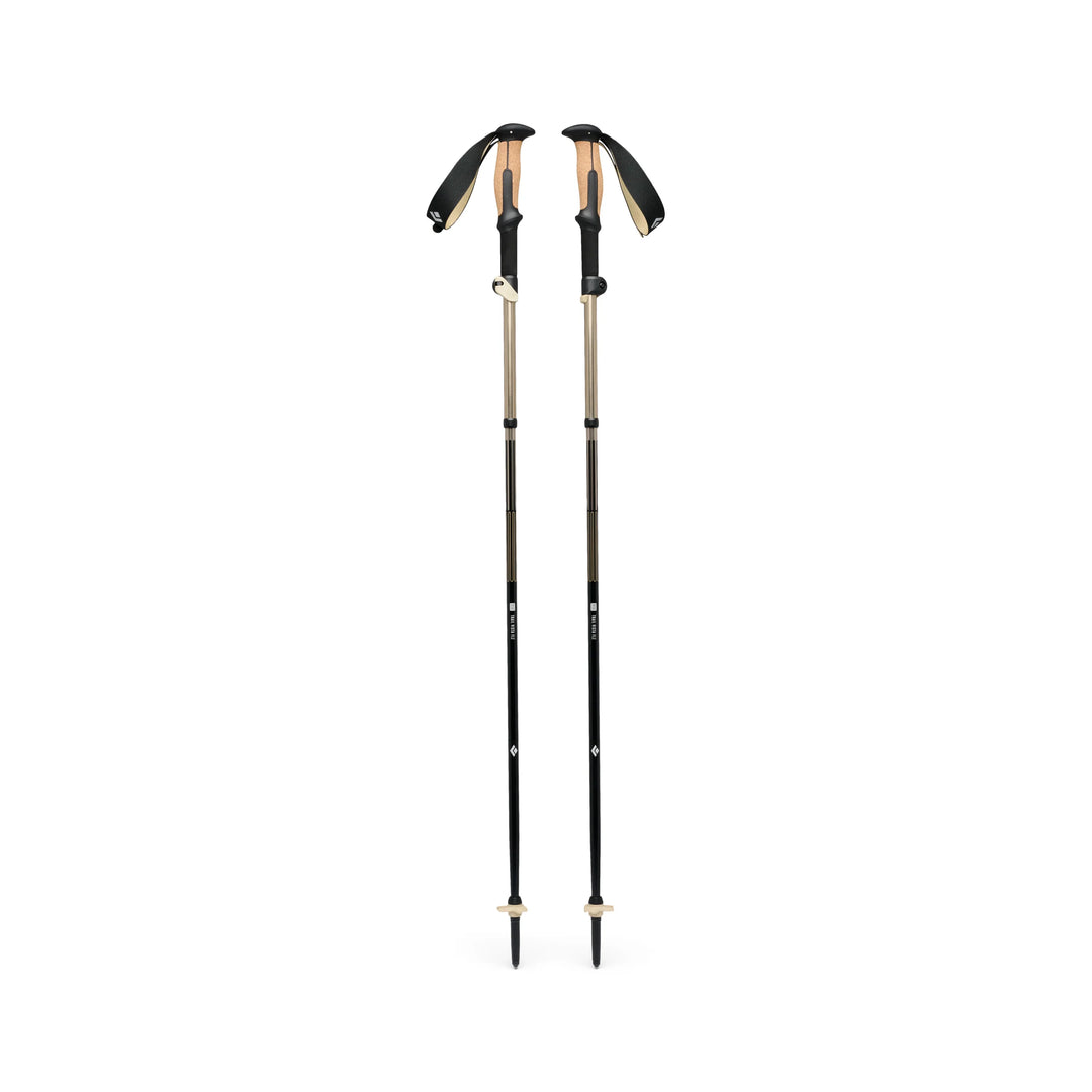 Trekingo lazdos Black Diamond Trail Vista FLZ Poles, White Oak, 120-135cm