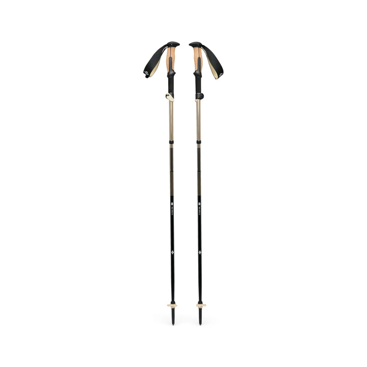Trekingo lazdos Black Diamond Trail Vista FLZ Poles, White Oak, 120-135cm