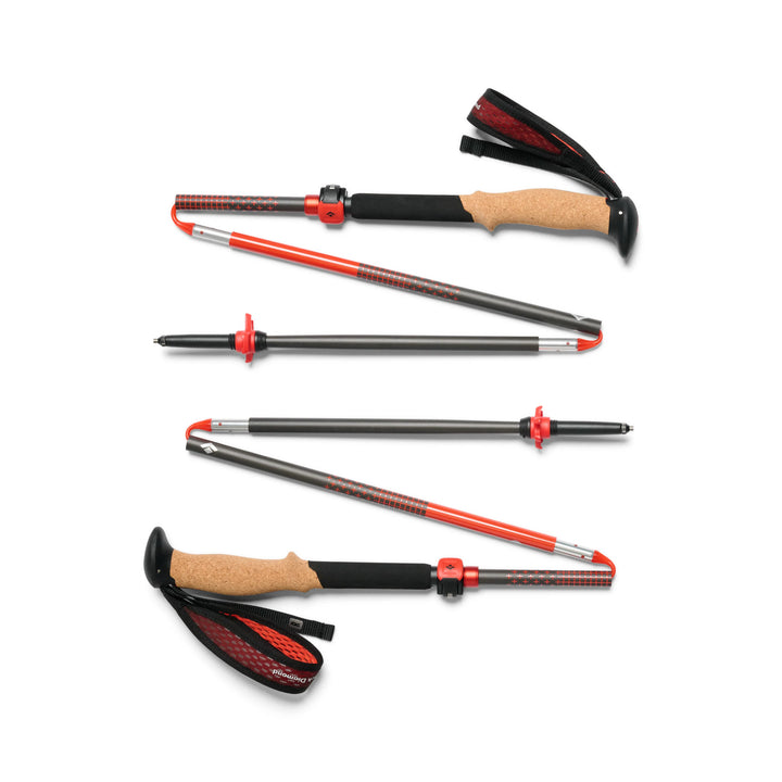 Trekingo lazdos Black Diamond Pursuit Carbon FLZ Poles, Octane, 110-125cm