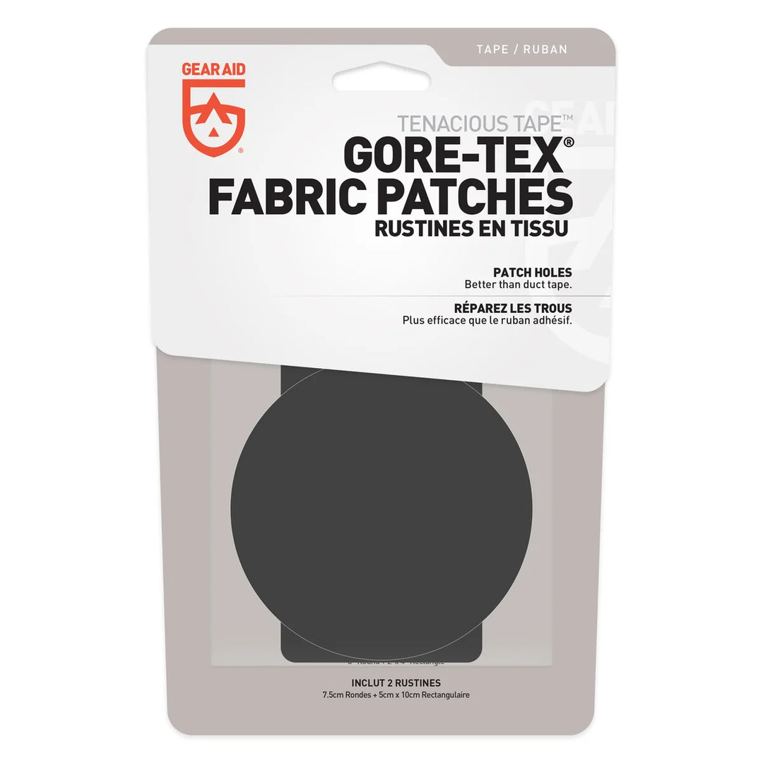 Taisimo lipdukai rūbams Gear Aid Gore-Tex Fabric Patches Black