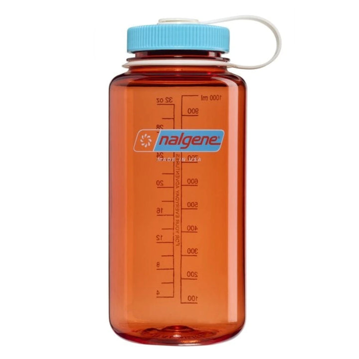 Gertuvė Nalgene 32oz Wide Mouth, Flame/Blue Atoll, 1L