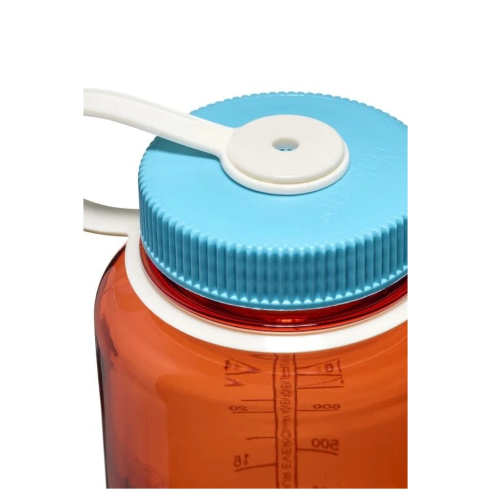 Gertuvė Nalgene 32oz Wide Mouth, Flame/Blue Atoll, 1L