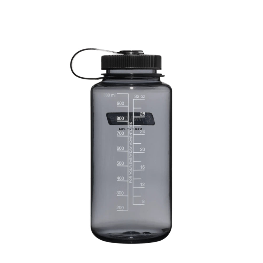 Gertuvė Nalgene 32oz Wide Mouth, Gray/Black, 1L