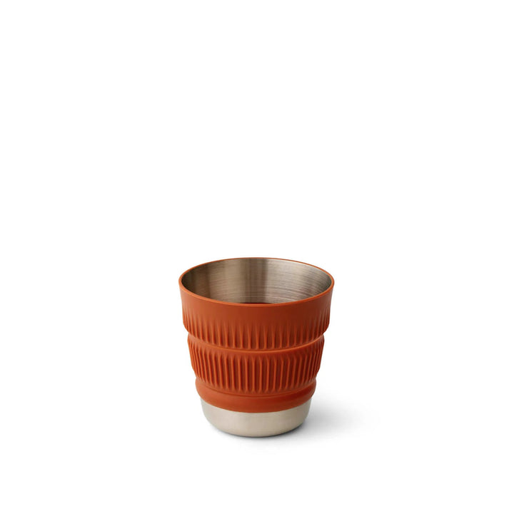 Puodelis Sea To Summit Detour Stainless Steel Collapsible Mug, Brown
