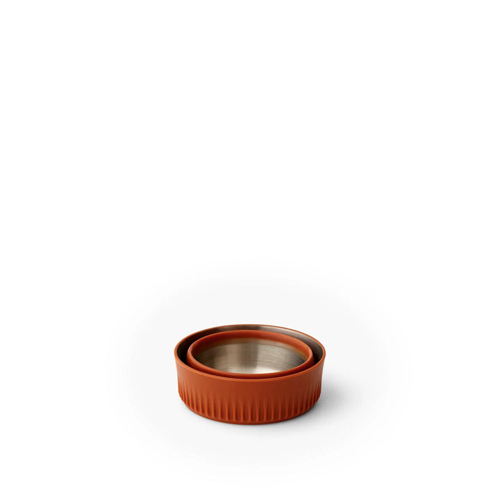 Puodelis Sea To Summit Detour Stainless Steel Collapsible Mug, Brown