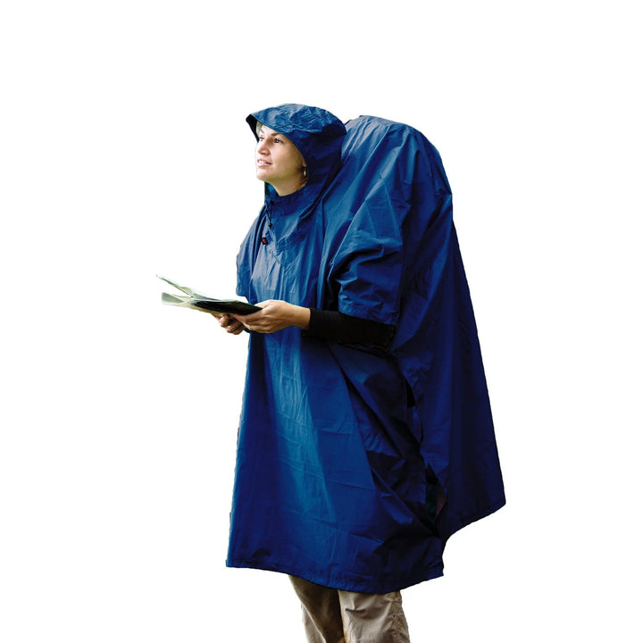 Skraistė nuo lietaus Sea to Summit Nylon Tarp Poncho - Blue