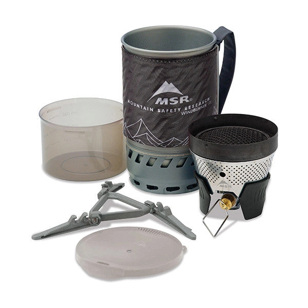 Turistinė dujinė viryklė MSR Windburner 1.0L Personal Stove System, Black
