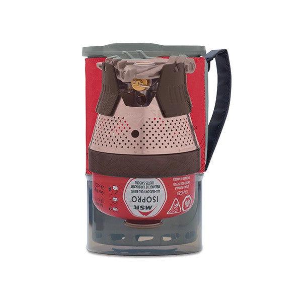 Turistinė dujinė viryklė MSR Windburner 1.0L Personal Stove System, Red