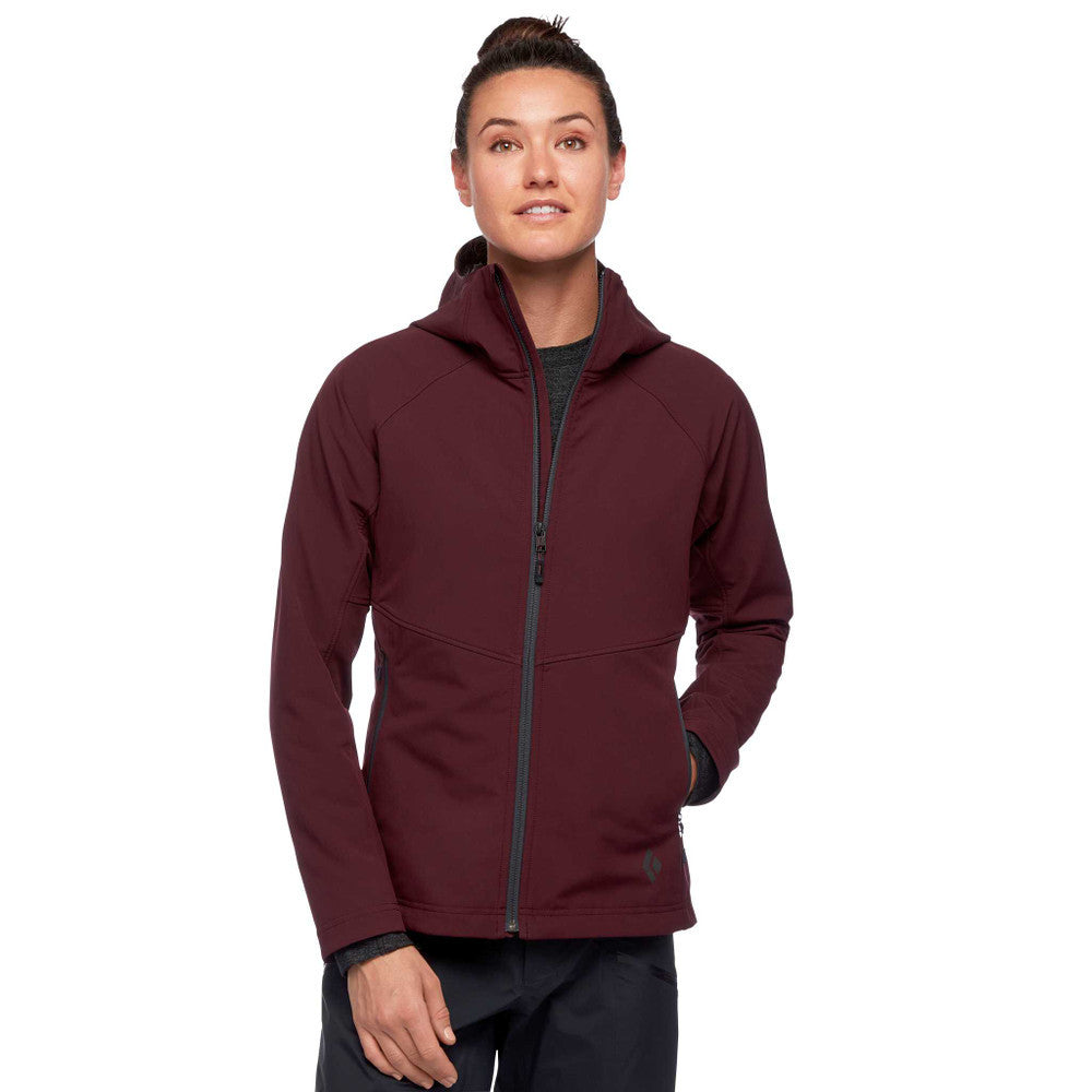 Mot. džemperis Black Diamond W Elemental Hoody, Bordeaux
