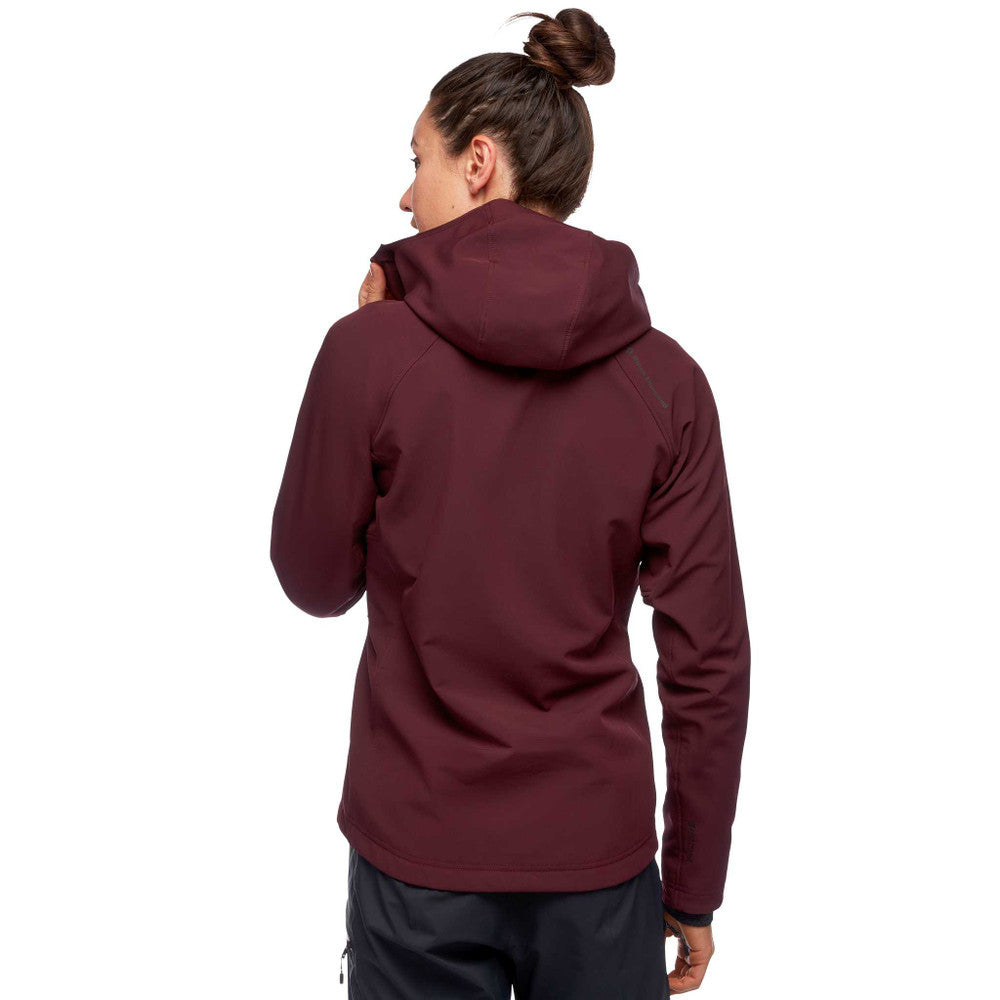 Mot. džemperis Black Diamond W Elemental Hoody, Bordeaux