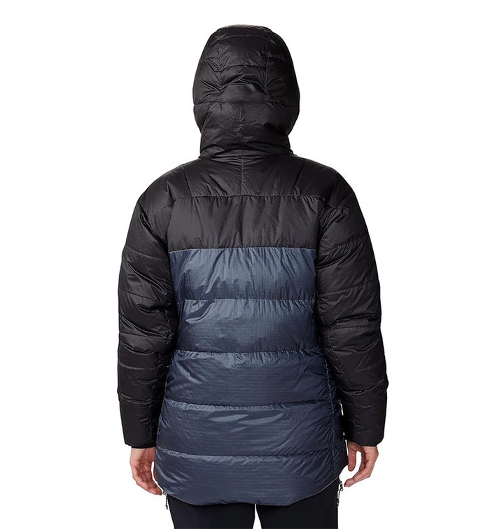 Mot. striukė Mountain Hardwear Phantom Belay Down Parka, Blue Slate Black