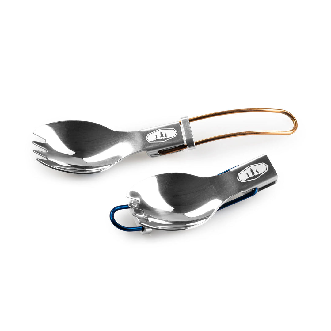 Valgymo įrankis GSI Outdoors Glacier Folding Spork, Orange