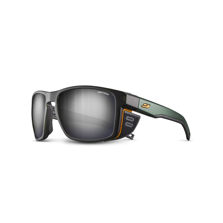 Saulės akiniai Julbo Shield, Translucent Dark Green/Orange, Spectron 4