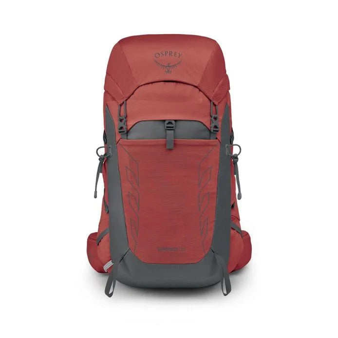 Kuprinė Osprey Tempest 33, Red Pampas Coal Grey, O/S