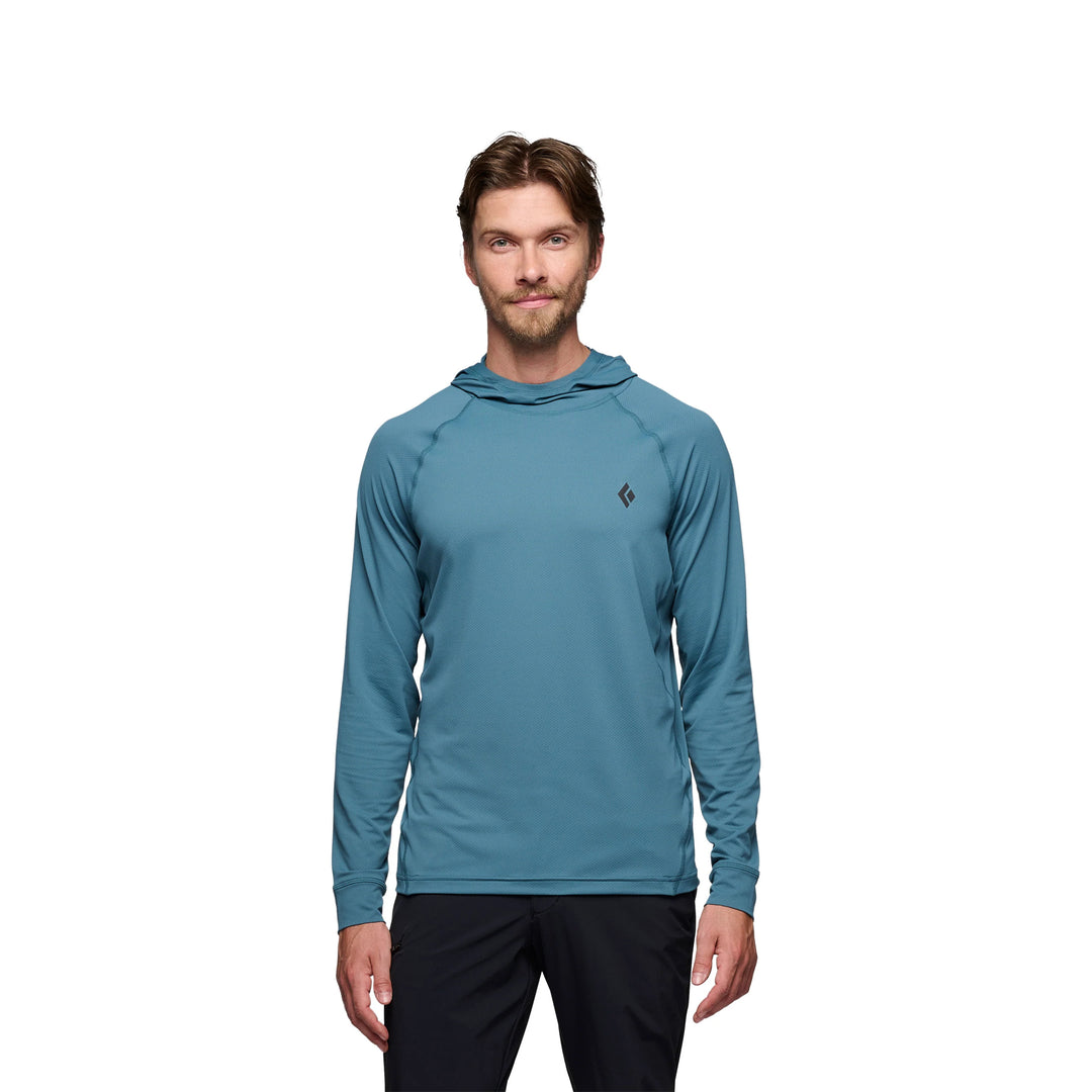 Vyr. marškinėliai Black Diamond M Alpenglow Hoody, Creek Blue