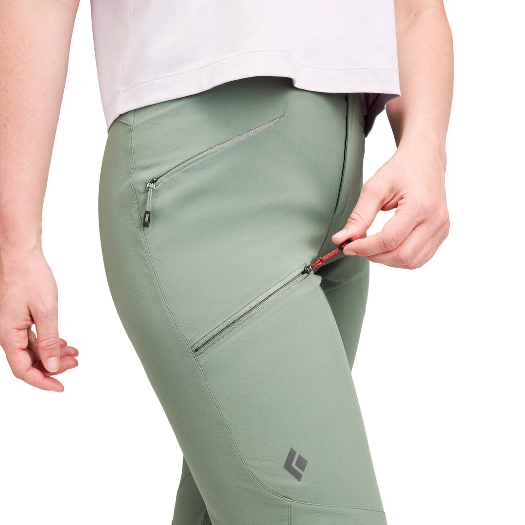 Mot. kelnės Black Diamond W Alpine Light Pants, Laurel Green