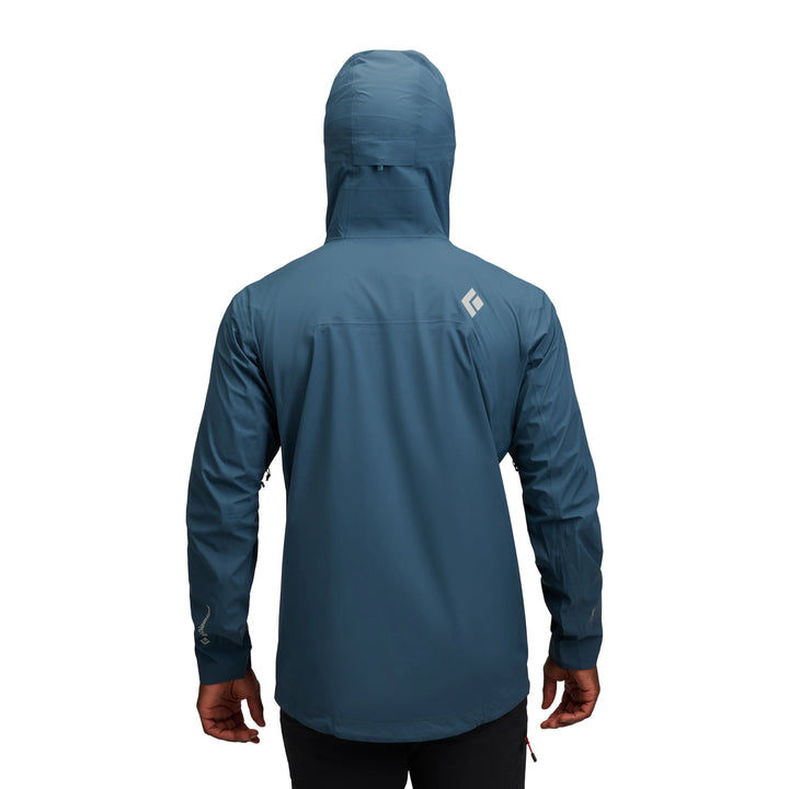 Vyr. striukė Black Diamond M Strataline Stretch Shell, Midnight Blue
