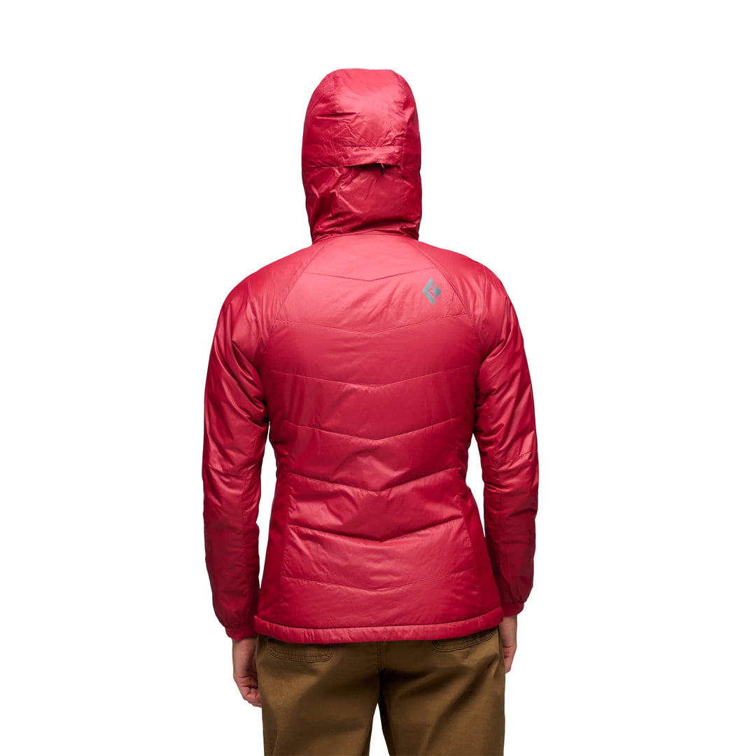 Mot. striukė Black Diamond W Solution 2.0 Hoody, Mineral Red