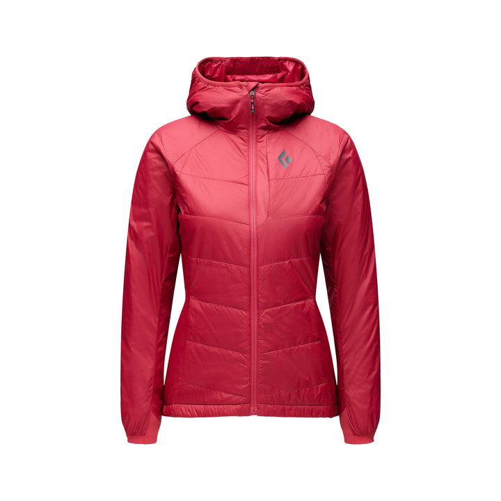 Mot. striukė Black Diamond W Solution 2.0 Hoody, Mineral Red