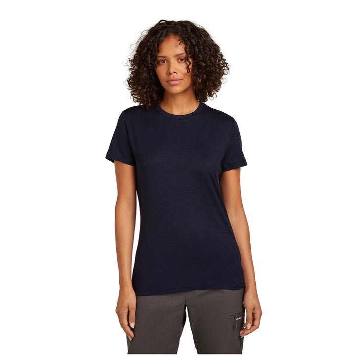 Mot. marškinėliai Icebreaker W Merino 150 Tech Lite SS Tee, Midnight Navy