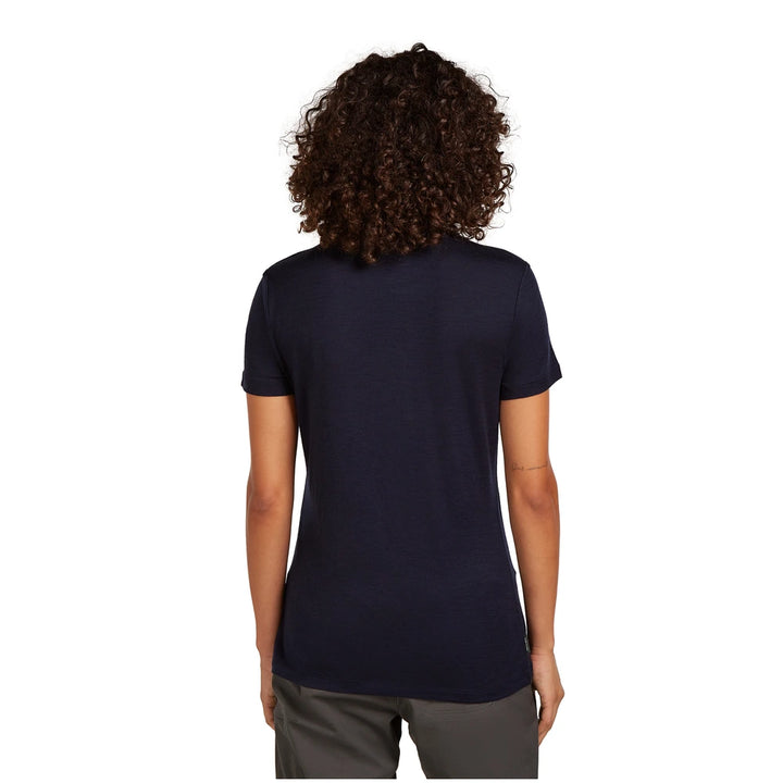 Mot. marškinėliai Icebreaker W Merino 150 Tech Lite SS Tee, Midnight Navy