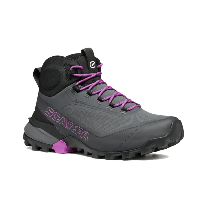 Mot. batai Scarpa Ribelle Cross 2 Mid GTX Wmn, Dark Gray Purple