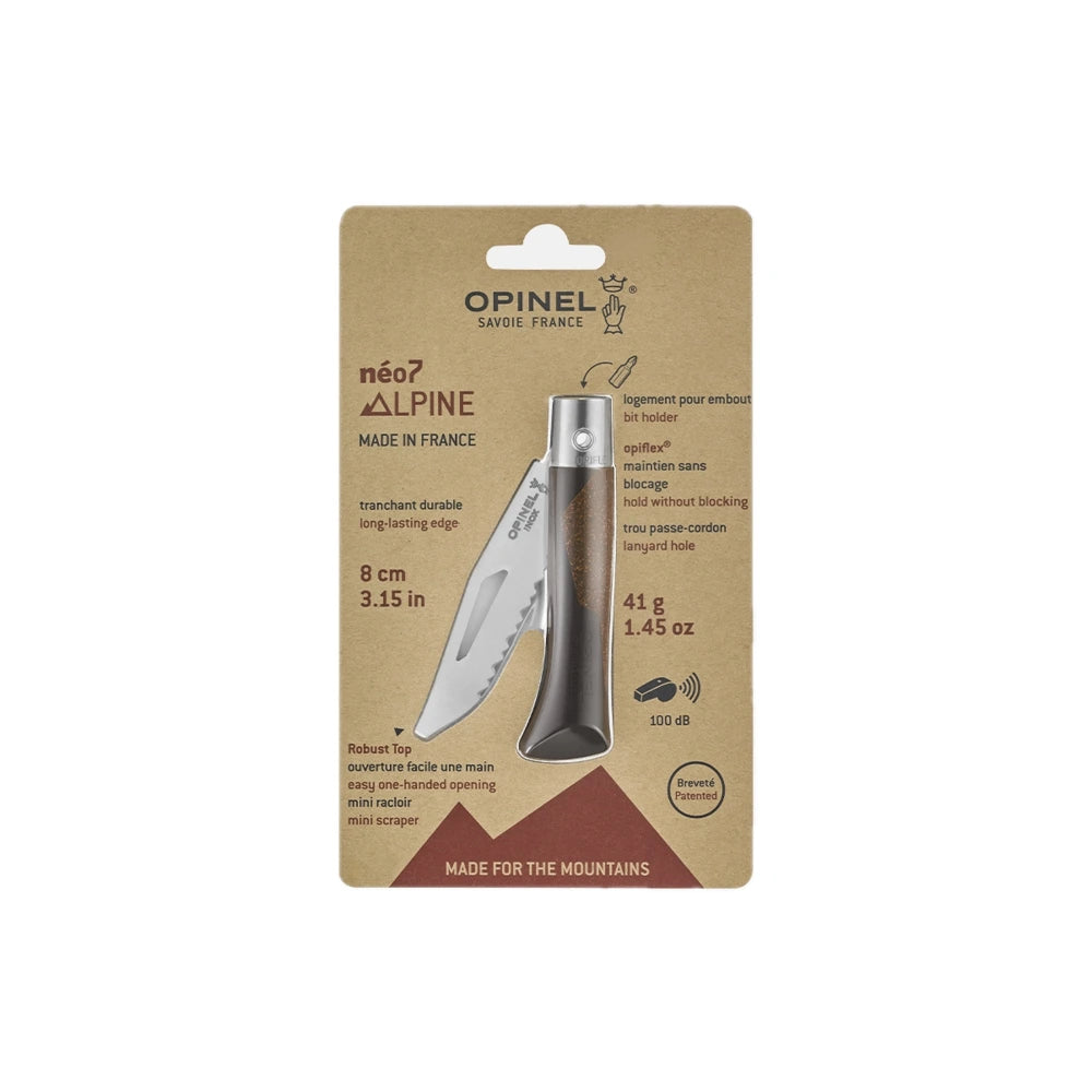 Kišeninis peilis Opinel NEO7 Alpine, Dark Brown