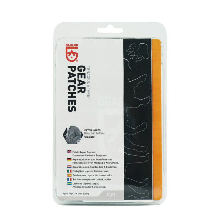 Taisymo lipdukai rūbams ir inventoriui Gear Aid Tenacious Tape Gear Patches Wildlife