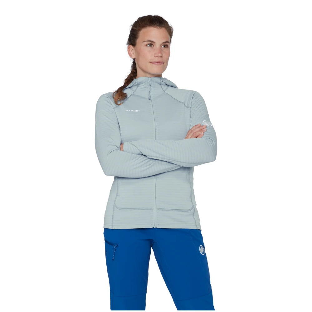 Mot. džemperis Mammut Taiss ML Hooded W, Nebla