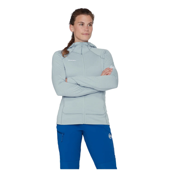 Mot. džemperis Mammut Taiss ML Hooded W, Nebla