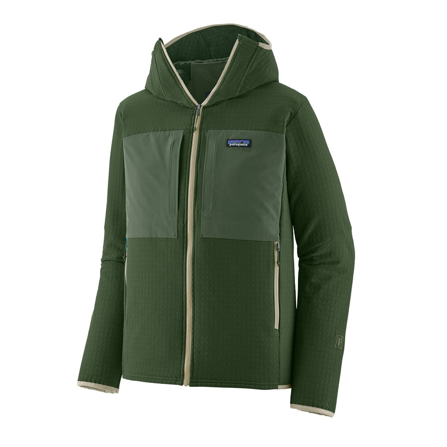 Vyr. džemperis Patagonia M's R2 TechFace Hoody, TLGR
