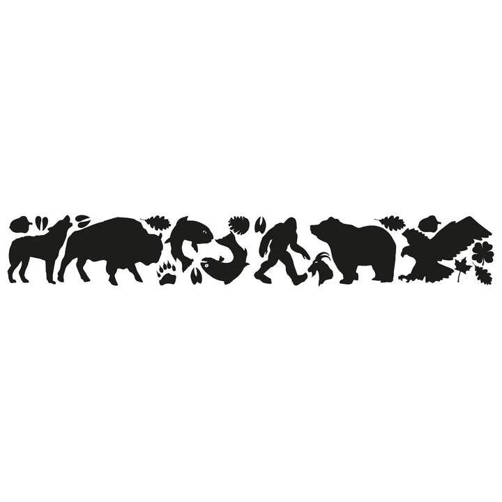 Taisymo lipdukai rūbams ir inventoriui Gear Aid Tenacious Tape Gear Patches Wildlife